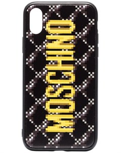 Чехол для iPhone XS с логотипом Moschino