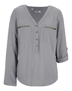 Блуза рубашка с длинными рукавами Bonprix