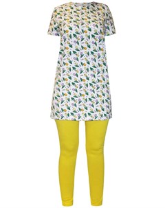 Комплект женский домашний Котмаркот Пижамы LV желтый Filorosso