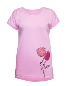 Туника женская Котмаркот Тюльпаны розовая Filorosso