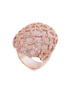 Кольцо из розового золота с кварцем и бриллиантами Carla amorim
