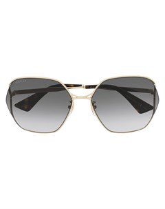 Солнцезащитные очки в овальной оправе Gucci eyewear