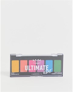 Палетка теней для век UltimateEdit Brights Nyx professional makeup