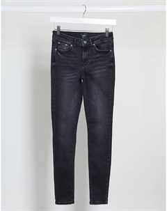 Черные супероблегающие джинсы Vero moda