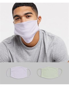 Набор из 2 масок для лица лавандовая мятно зеленая Asos design