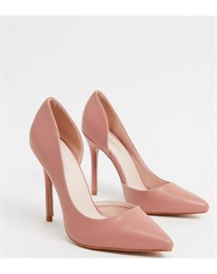 Розовые туфли лодочки для широкой стопы Glamorous Glamorous wide fit
