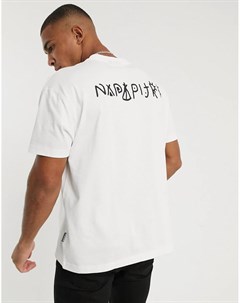 Белая футболка Napapijri