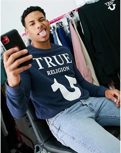 Свитшот с круглым вырезом и логотипом True religion