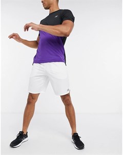 Белые теннисные шорты 9 дюймов New balance