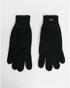 Черные вязаные перчатки Only & sons