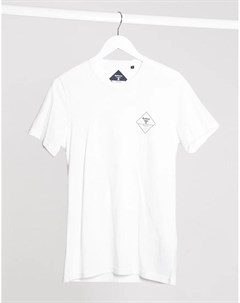 Белая футболка с логотипом Barbour Barbour beacon