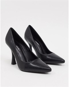 Черные туфли с акцентным каблуком Dahlia Public desire