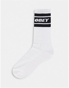 Белые носки Cooper II Obey