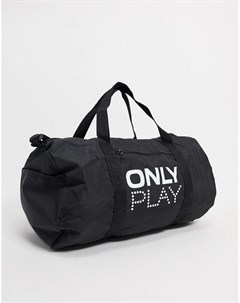 Черная спортивная сумка Only play