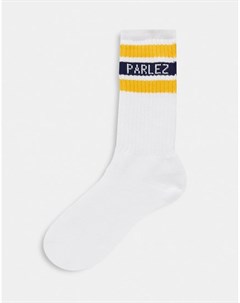 Бело желтые носки Parlez