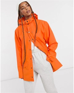 Оранжевая легкая водонепроницаемая куртка Rains
