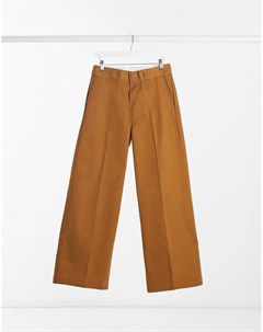 Коричневые брюки с широкими штанинами Winnsboro Dickies