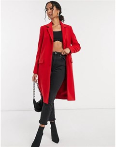 Красное пальто на пуговицах Helene berman