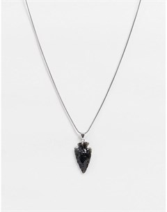 Ожерелье с черным обсидианом by Calum Best Aura