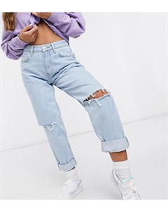 Свободные джинсы в винтажном стиле с завышенной талией ASOS DESIGN Petite Asos petite