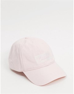 Розовая бейсбольная кепка с однотонным логотипом Hollister