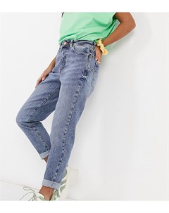 Синие джинсы в винтажном стиле New look petite