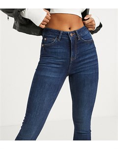 Моделирующие зауженные джинсы цвета индиго New look petite