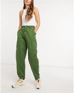 Зеленые брюки Pepe jeans