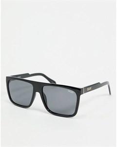 Черные квадратные мужские солнцезащитные очки Quay Front Runner Quay australia