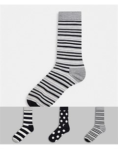 3 пары носков в подарочной упаковке HS By Happy socks