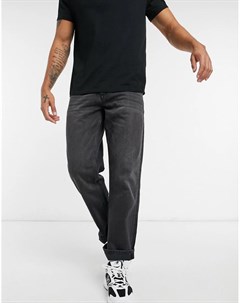 Черные выбеленные скейтерские джинсы Topman