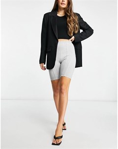 Фирменные облегающие шорты серого цвета The couture club