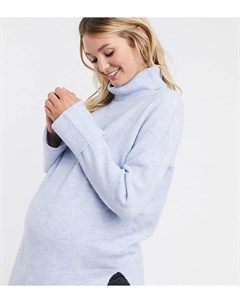 Голубой свитер с высоким воротником Urban bliss maternity