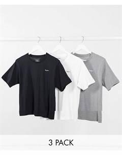 Набор из трех футболок с круглым вырезом lionel lounge Pepe jeans
