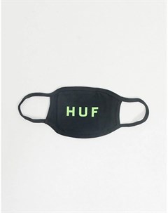 Черная маска для лица с логотипом Huf