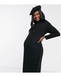 Платье водолазка черного цвета New look maternity