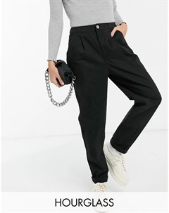 Черные брюки чиносы Hourglass Asos design