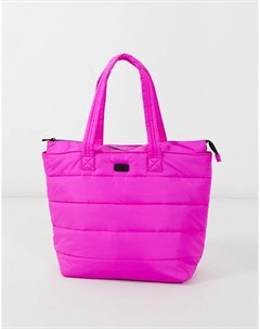 Розовая дутая сумка тоут Krystal Ugg