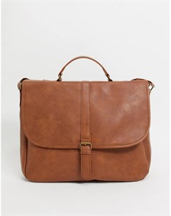 Светло коричневая сумка почтальона Burton menswear