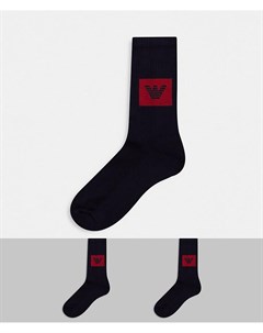 Набор из 2 пар носков с логотипом Emporio armani