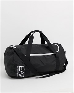 Черная спортивная сумка с логотипом Ea7