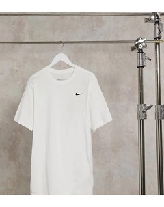 Белая футболка с логотипом галочкой Tall Nike training