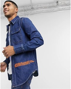 Рубашка в стиле вестерн Calvin klein jeans established 1978