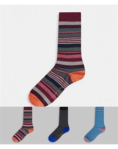 Подарочный набор из 3 пар носков Ted baker london