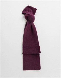 Бордовый вязаный шарф Boardmans