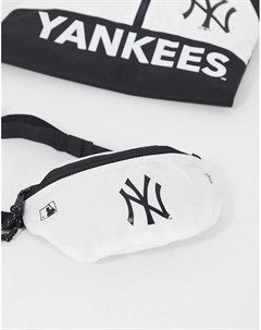 Белая сумка кошелек на пояс MLB NY New era