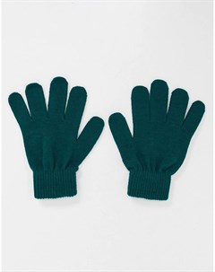 Зеленые перчатки из переработанной пряжи Boardmans