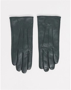 Зеленые перчатки из натуральной кожи Barney s Originals Barneys originals