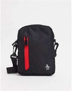 Черная красная белая сумка через плечо Original penguin