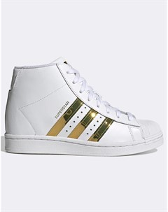 Белые кроссовки Superstar Up Adidas originals